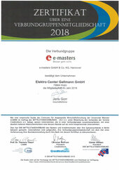 e-masters Verbundgruppenmitgliedschaft 2018